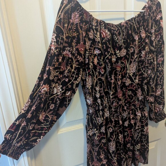 Free People floral romper - pit to pit 24" - Picture 1 of 9